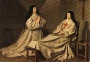 Philippe de Champaigne Mother Catherine Agnes and Sister Catherine Sainte-Suzanne oil painting picture wholesale